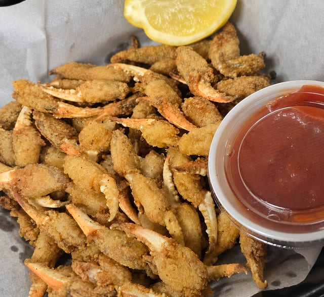 Fried Crab Claws.