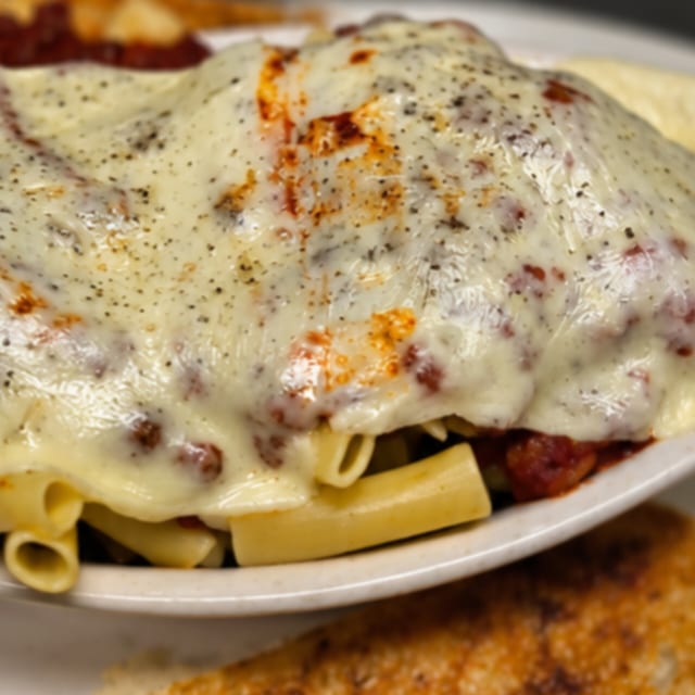 Ziti and Meatballs.