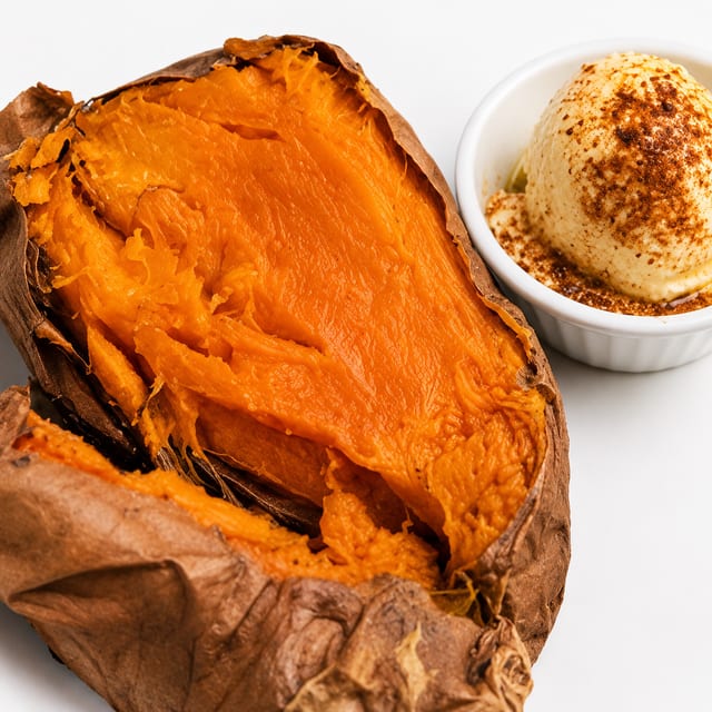 Baked Sweet Potato.